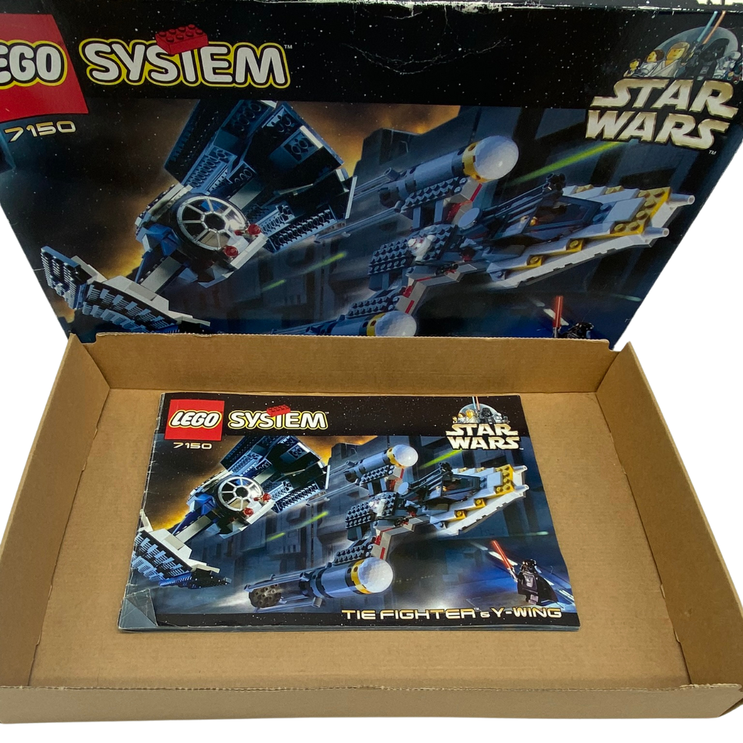 Lego Star Wars 7150 Darth Vader's Tie Fighter & Y-Wing & boxed complete