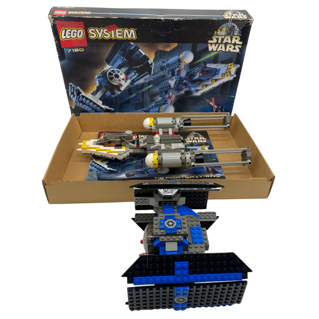 Lego Star Wars 7150 Darth Vader's Tie Fighter & Y-Wing & boxed complete