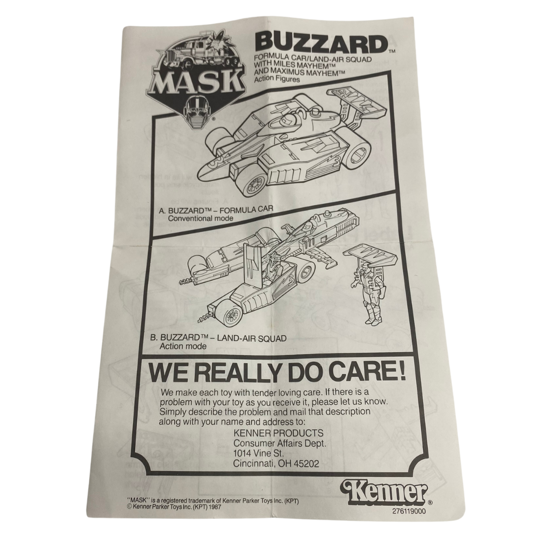 Vintage M.A.S.K. Mask Buzzard complete and with box 210