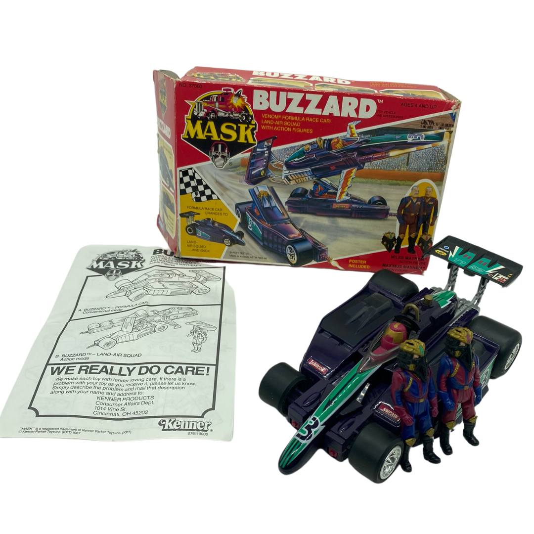 Vintage M.A.S.K. Mask Buzzard complete and with box 210