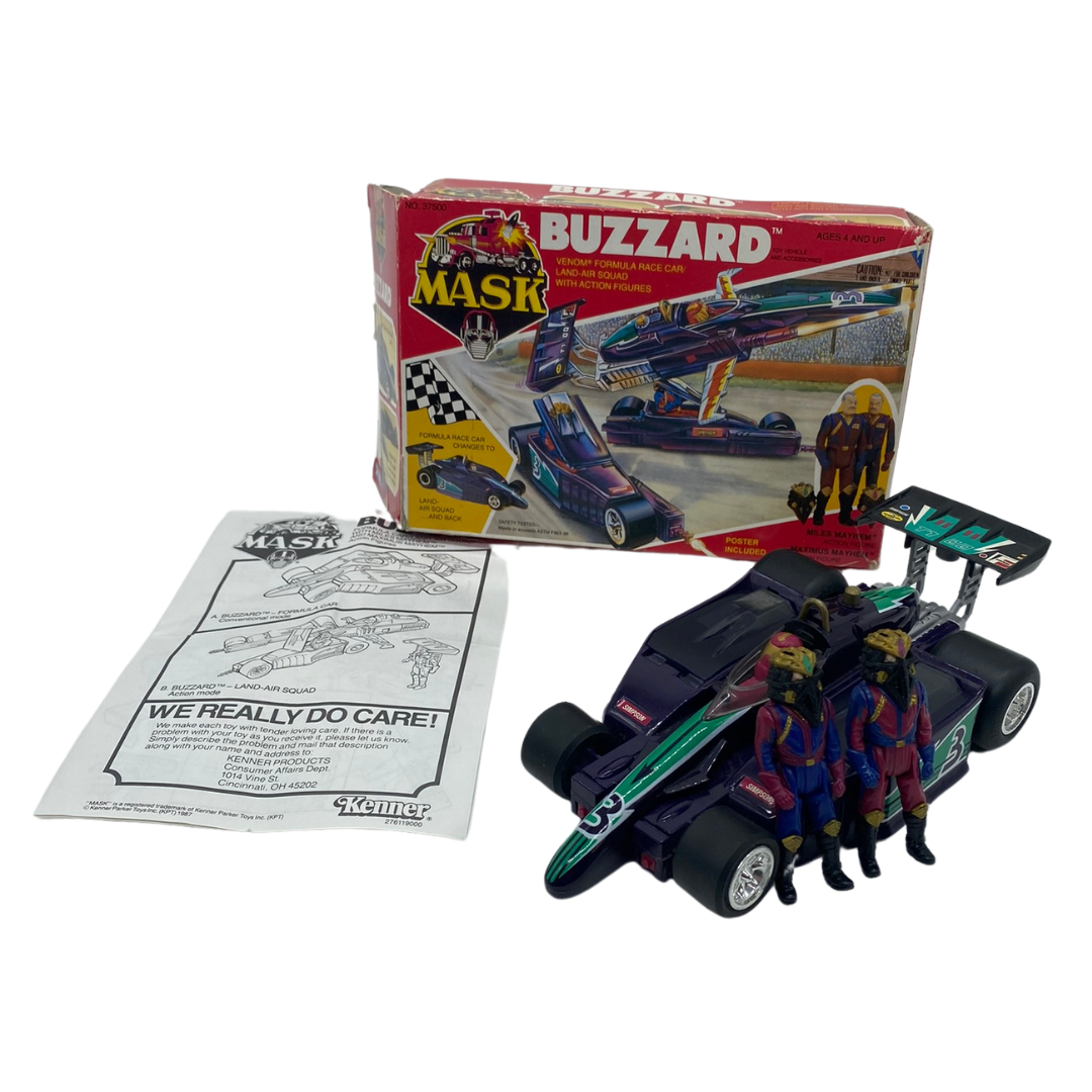KENNER MASK M.A.S.K. VINTAGE 1986 BUZZARD VENOM 100% COMPLETE W/ BOX KENNER MASK M.A.S.K. VINTAGE 1986 BUZZARD VENOM 100% COMPLETE W/ BOX