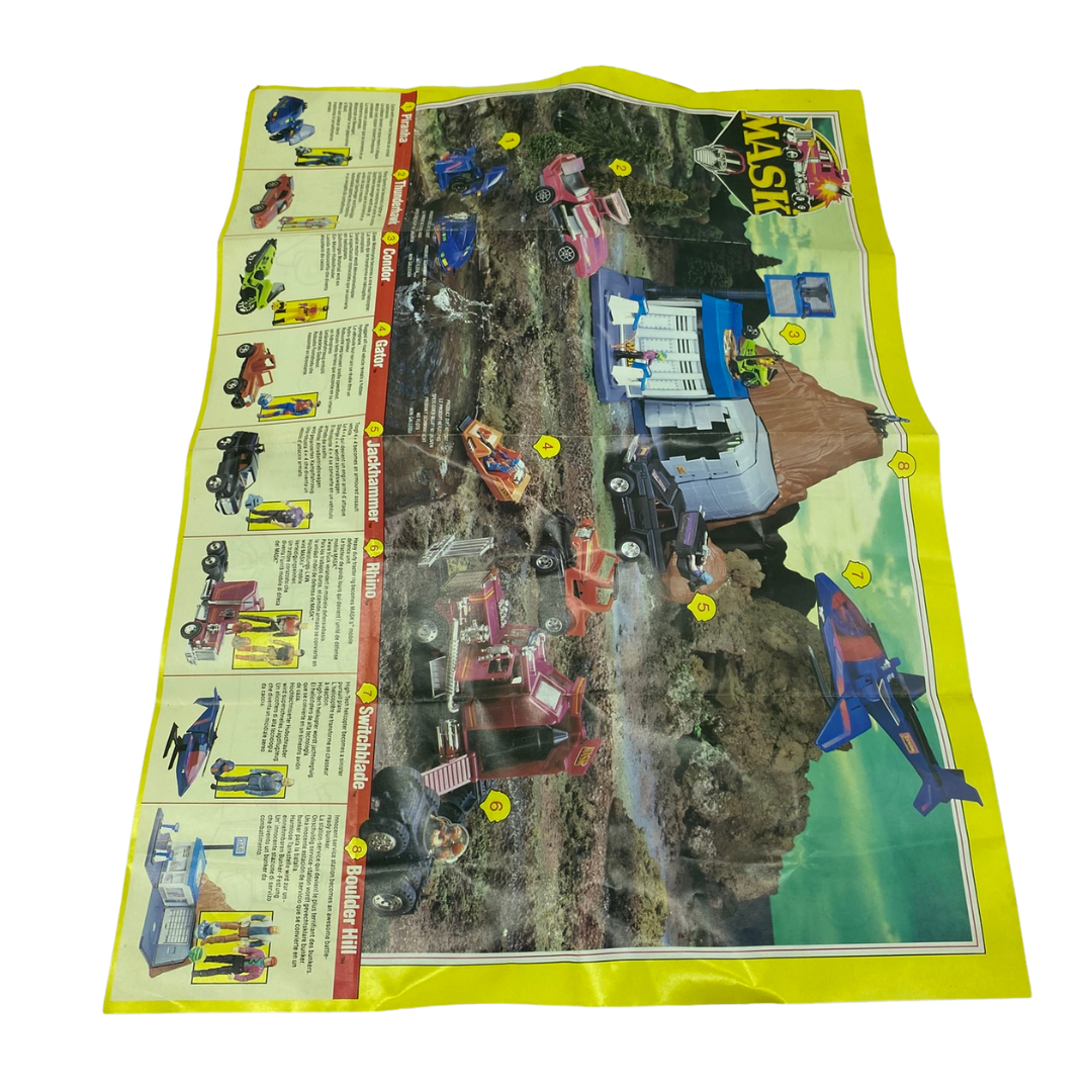 M.A.S.K Jackhammer complete with Cliff Dagger & box MASK by Kenner