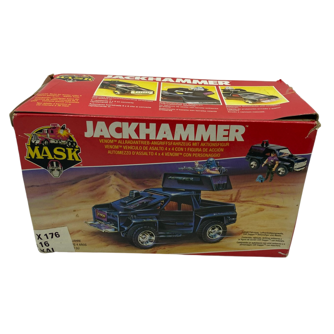 M.A.S.K Jackhammer complete with Cliff Dagger & box MASK by Kenner
