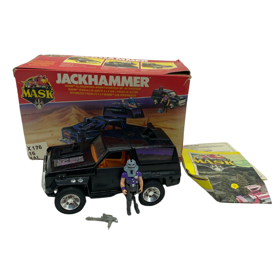 M.A.S.K Jackhammer complete with Cliff Dagger & box MASK by Kenner
