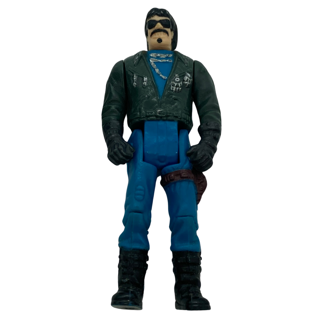 Vintage M.A.S.K. MASK Sly Rax Piranha driver complete figure & mask 137