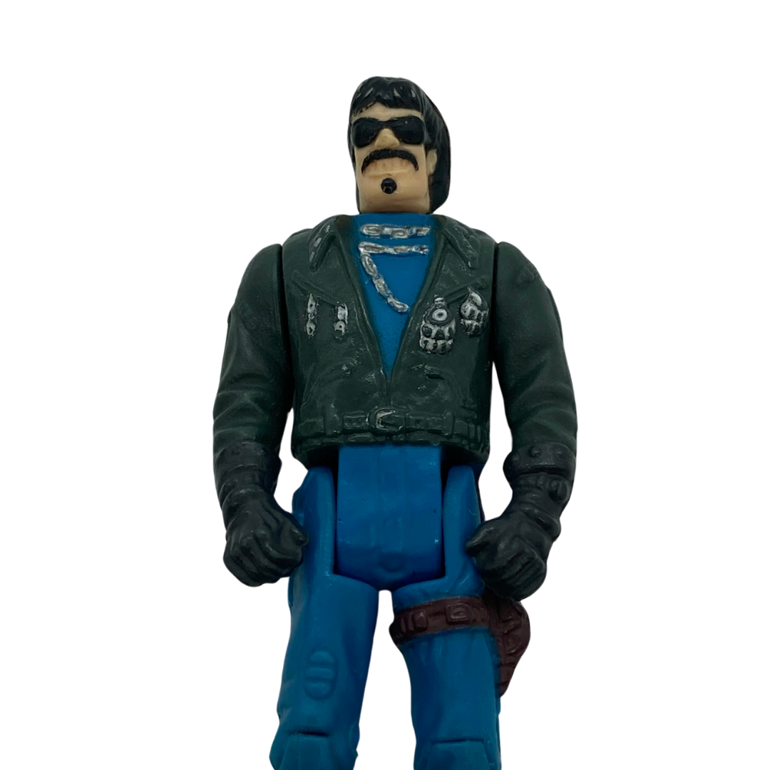 Vintage M.A.S.K. MASK Sly Rax Piranha driver complete figure & mask 137