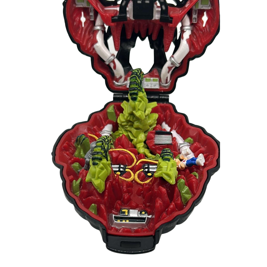 Mighty Max Fire Alien complete set rare variant of the Ice Alien Doom Zone
