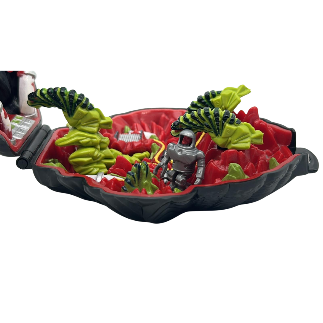 Mighty Max Fire Alien complete set rare variant of the Ice Alien Doom Zone