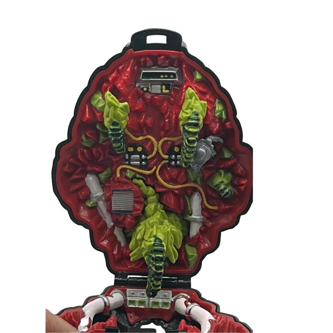 Mighty Max Fire Alien complete set rare variant of the Ice Alien Doom Zone