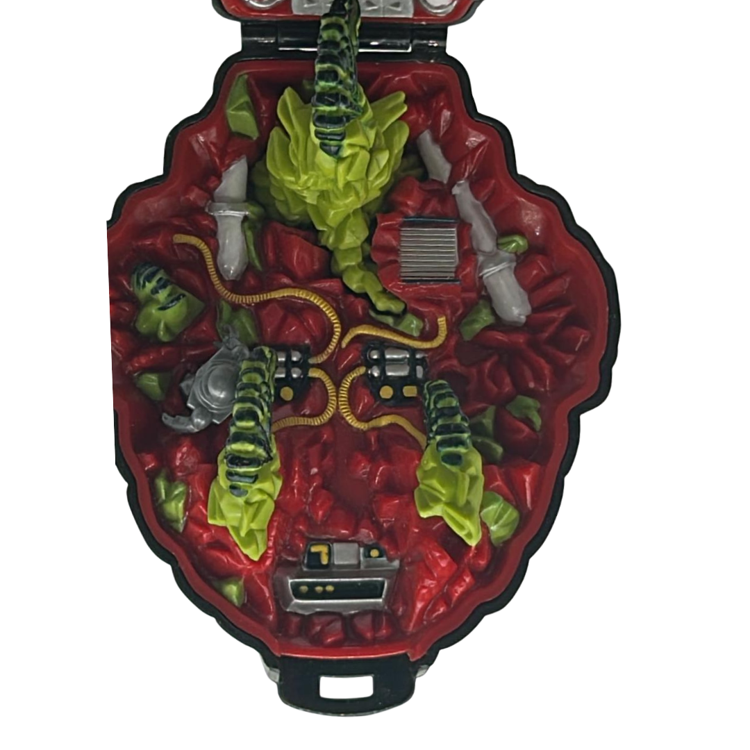 Mighty Max Fire Alien complete set rare variant of the Ice Alien Doom Zone