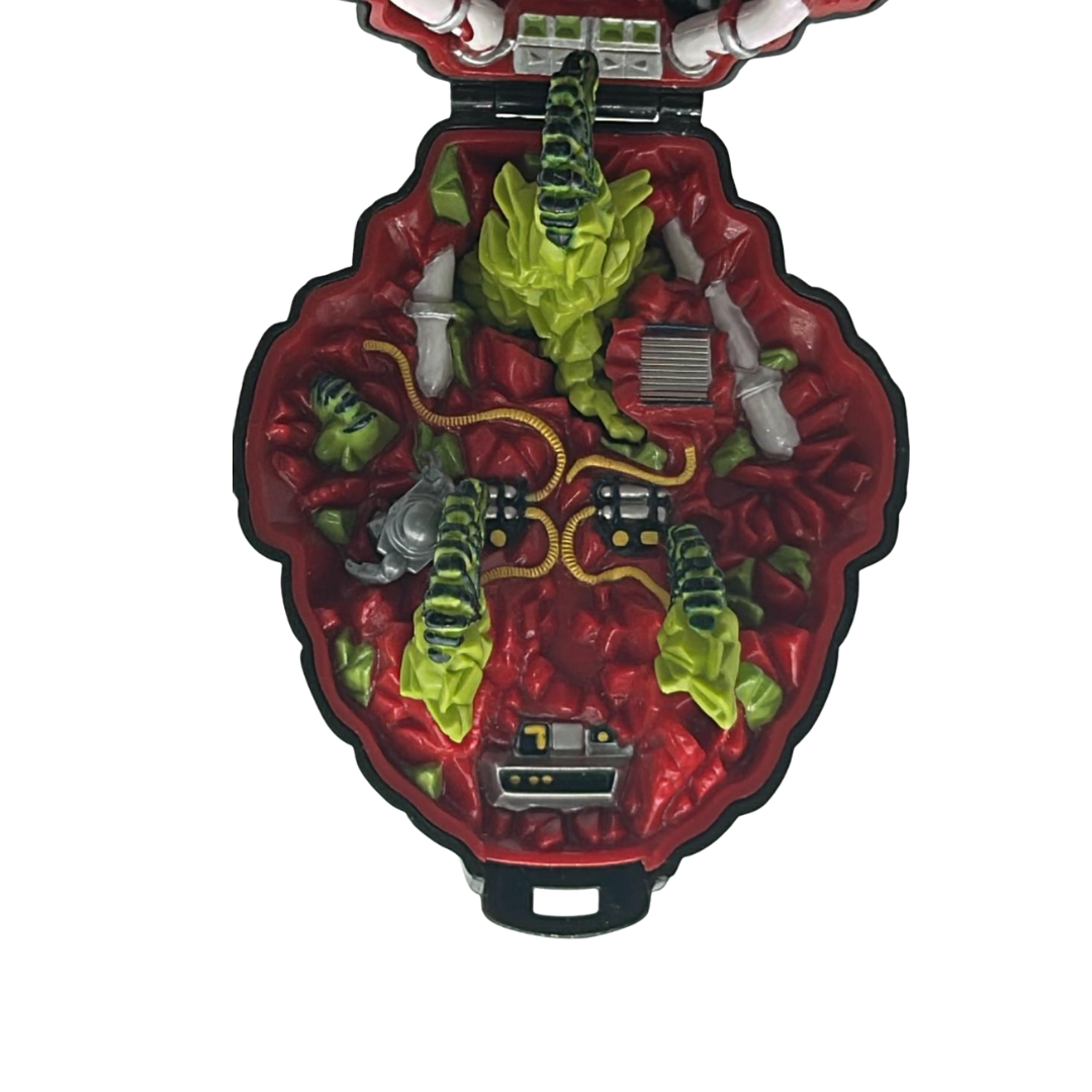 Mighty Max Fire Alien complete set rare variant of the Ice Alien Doom Zone