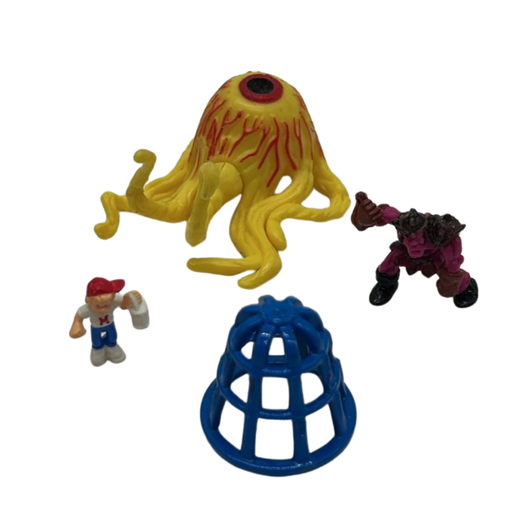 Mighty Max Outwits The Cyclops complete Doom Zone set vintage toy 419