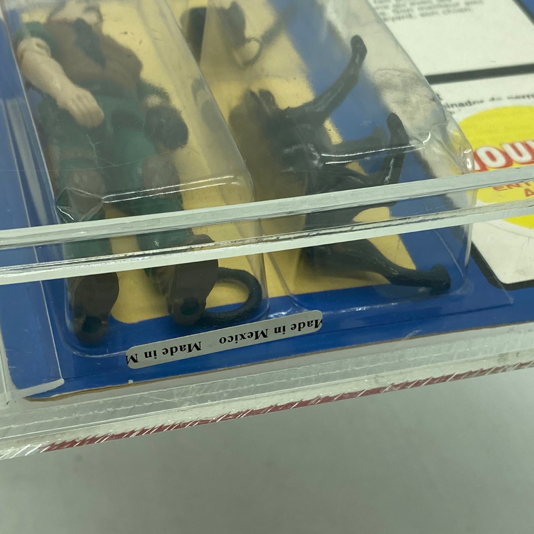 Palitoy Action Force GI Joe Mutt and Junkyard MOC and with display case 142