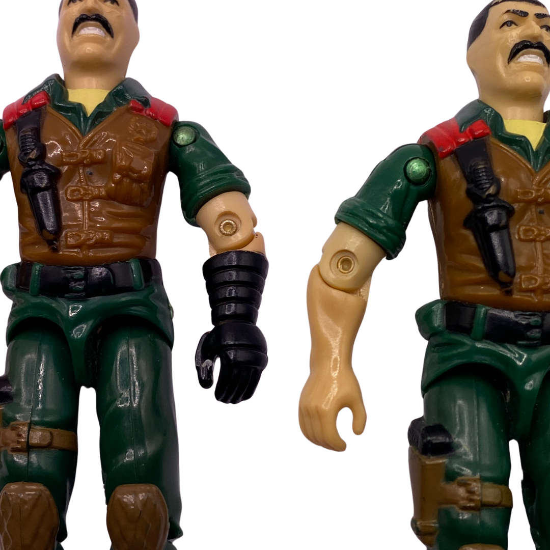 GI Joe, Action Force Mutt and Junkyard complete figure Palitoy 474