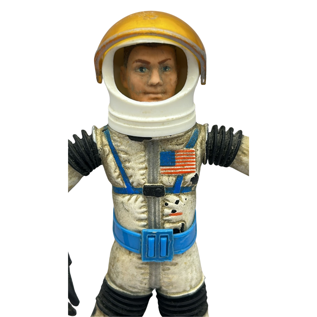 Major Matt Mason figure with visor & belt pack original figure by Mattel 300