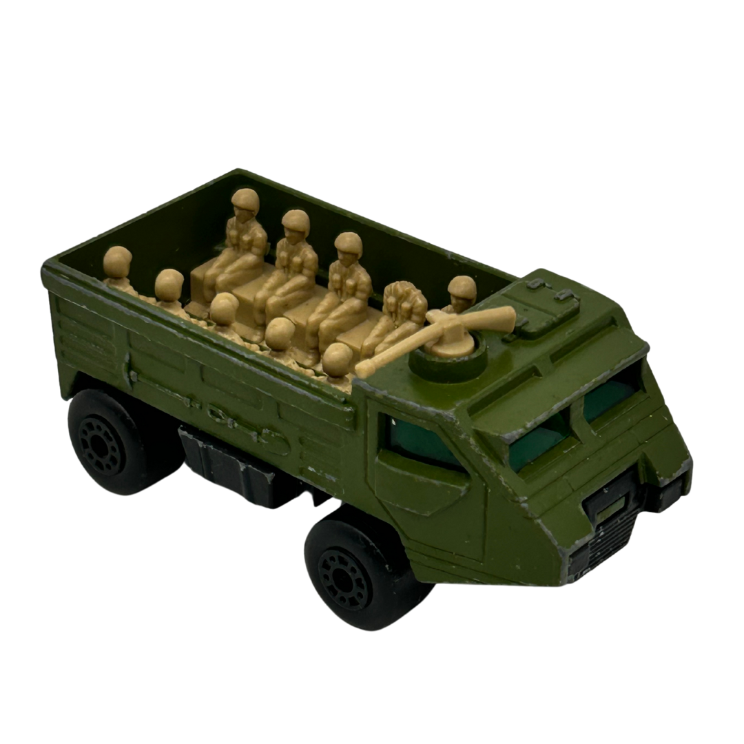 Matchbox No 54 Personnel Carrier Superfast 1976 military vehicle
