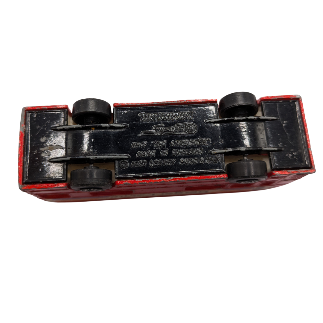 Matchbox London Bus No.17 The Londoner 1972 Lesney made in England