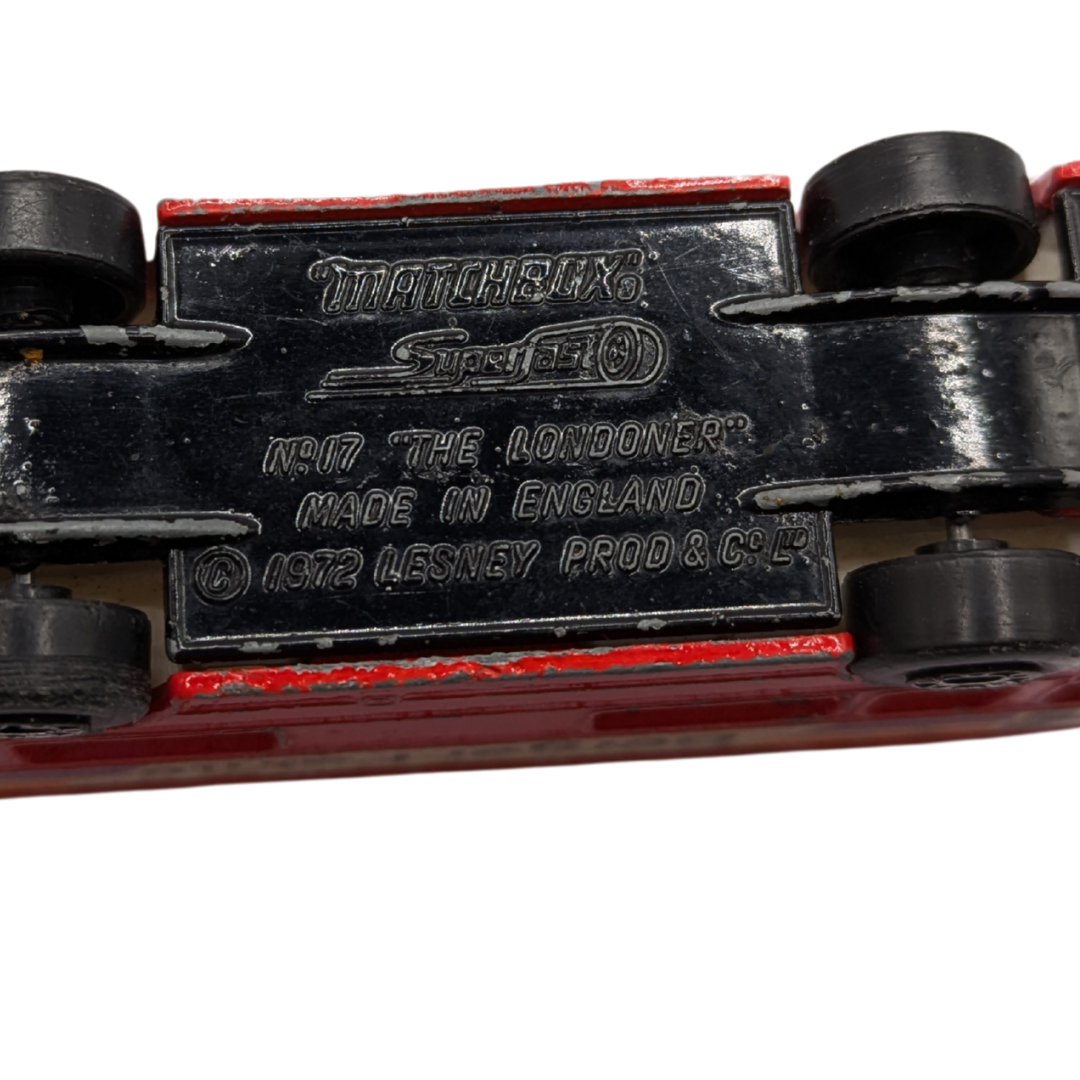 Matchbox London Bus No.17 The Londoner 1972 Lesney made in England