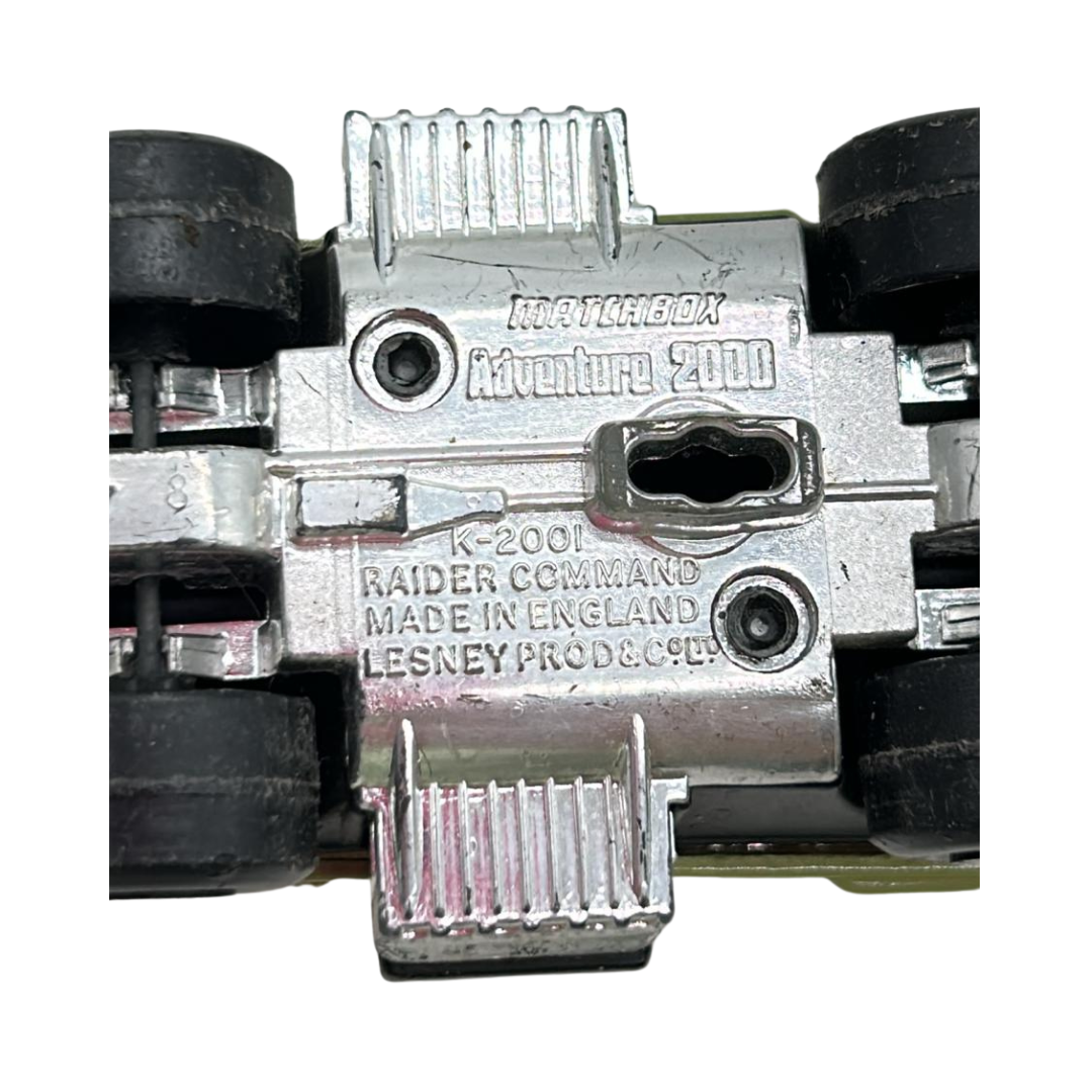 Matchbox Raider Command 1977 Adventure 2000 with two missiles 5