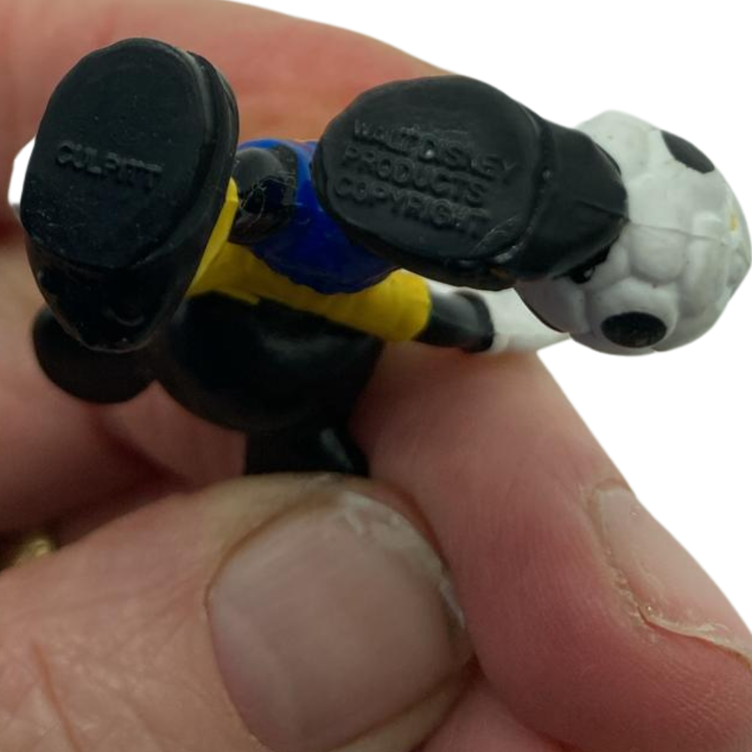 Mickey Mouse football / soccer figure Gulpritt vinyl vintage 1970s 1980s