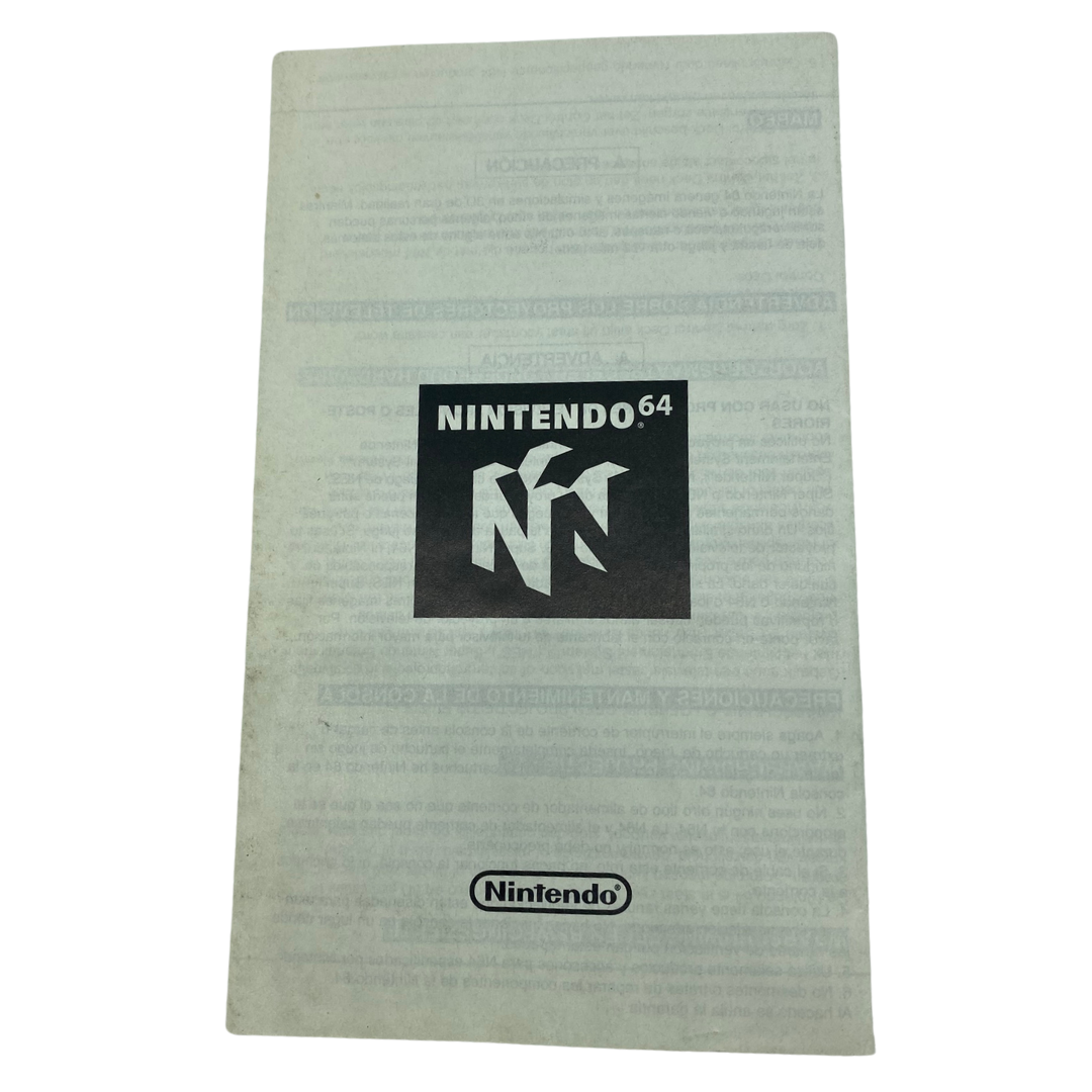Nintendo 64 / N64 original product paperwork