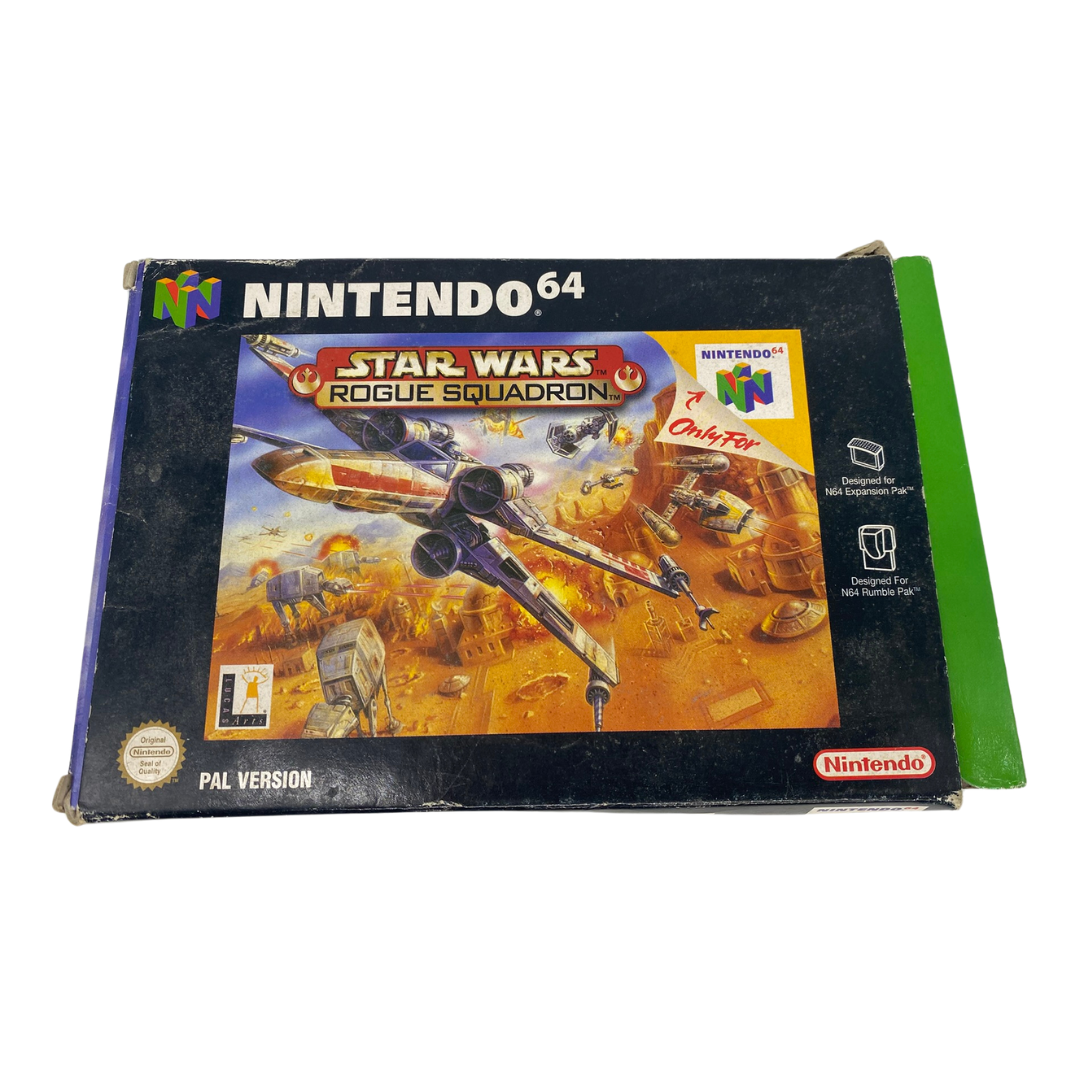 Nintendo 64 / N64 Star Wars Rogue Squadron, game box instructions