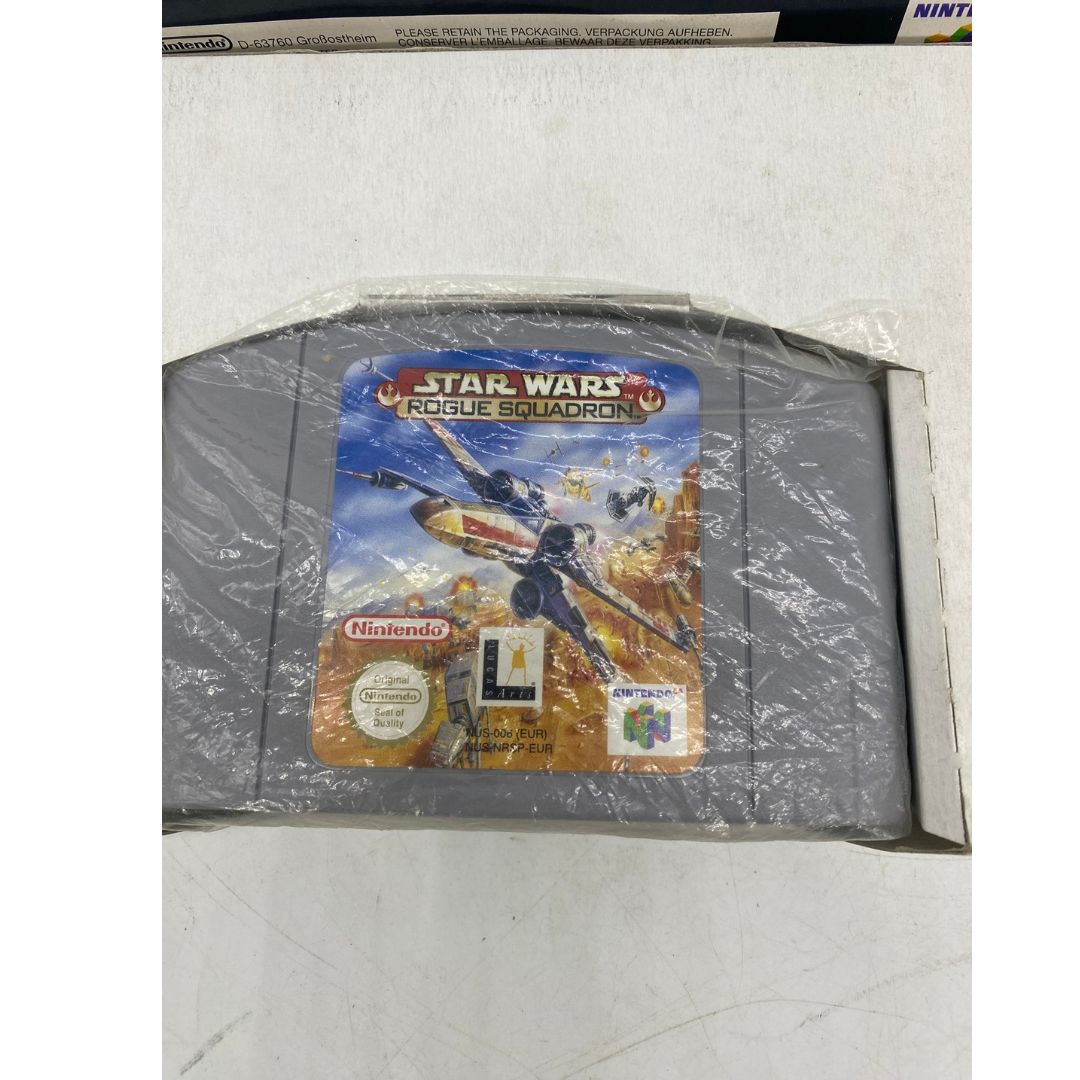Nintendo 64 / N64 Star Wars Rogue Squadron, game box instructions