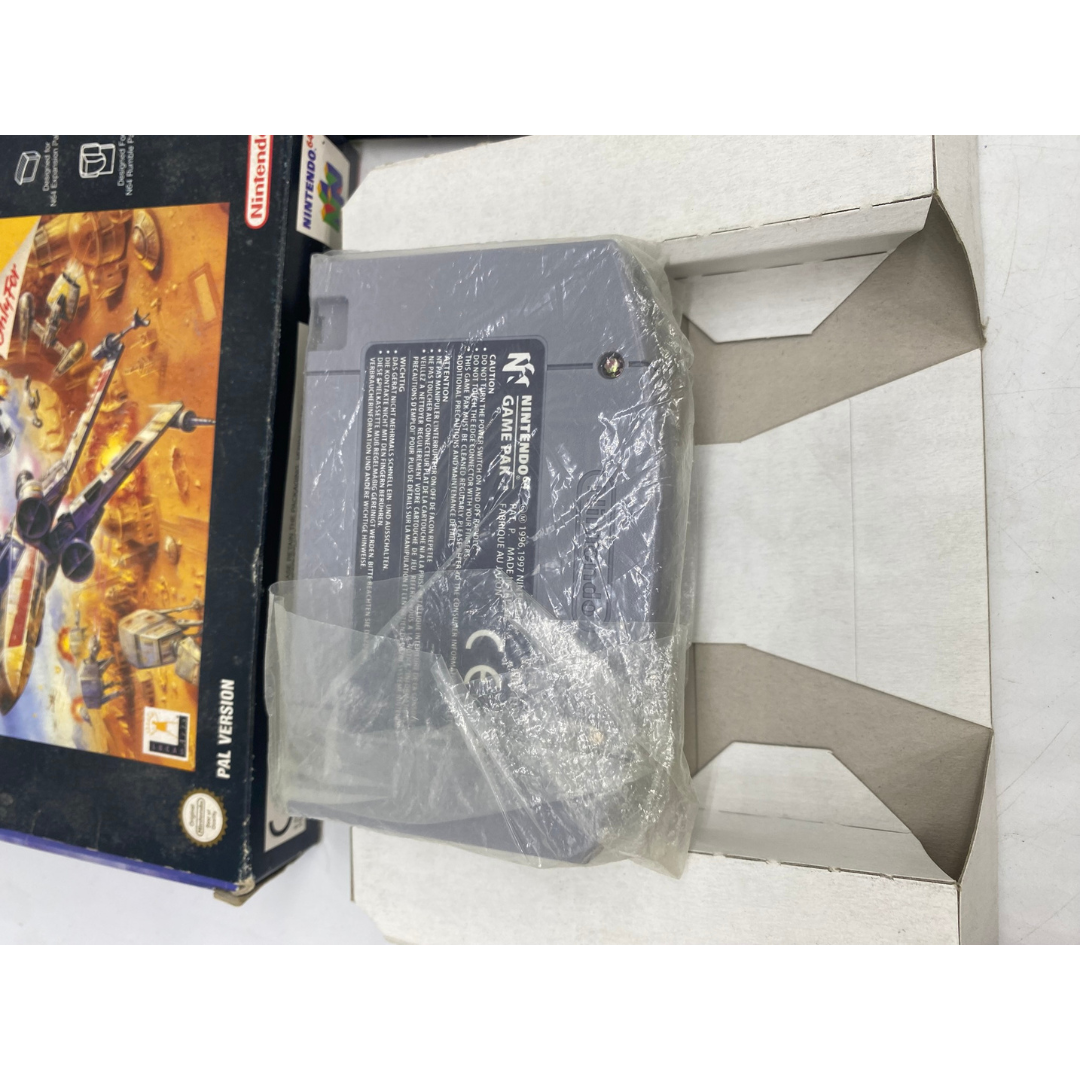Nintendo 64 / N64 Star Wars Rogue Squadron, game box instructions