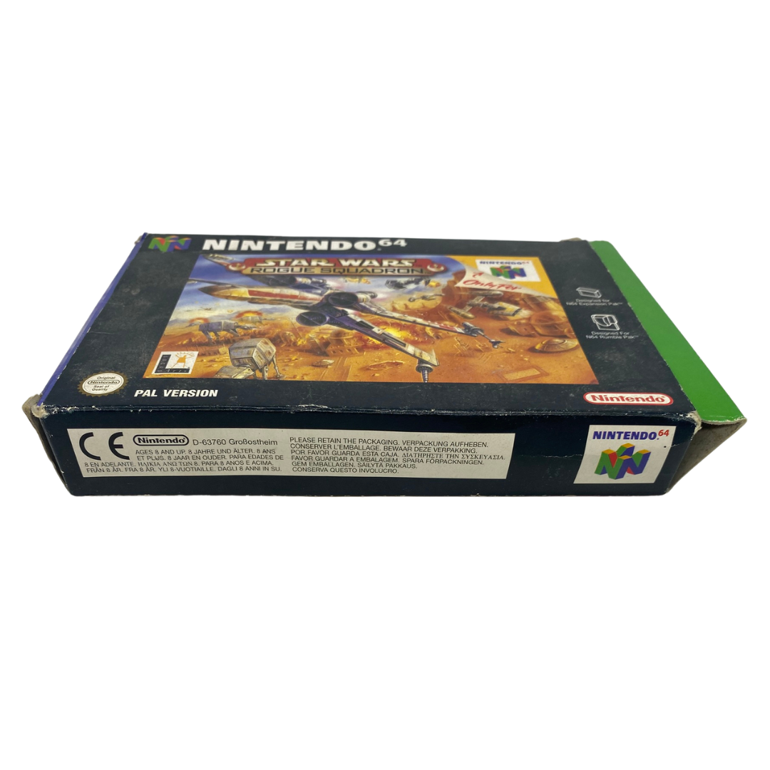 Nintendo 64 / N64 Star Wars Rogue Squadron, game box instructions