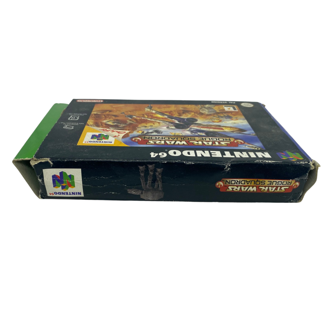Nintendo 64 / N64 Star Wars Rogue Squadron, game box instructions