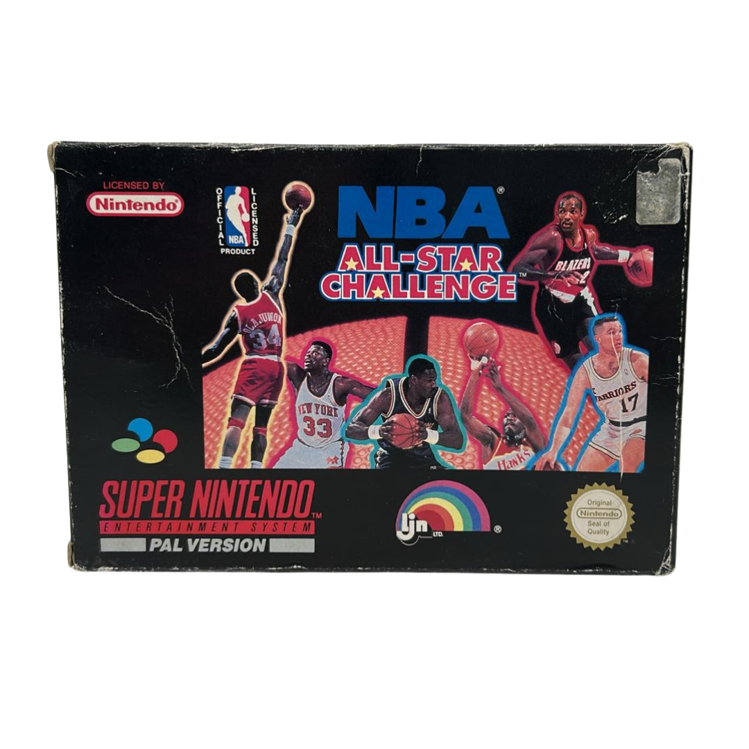 NBA All Star Challenger game, box and instructions Super Nintendo / SNES