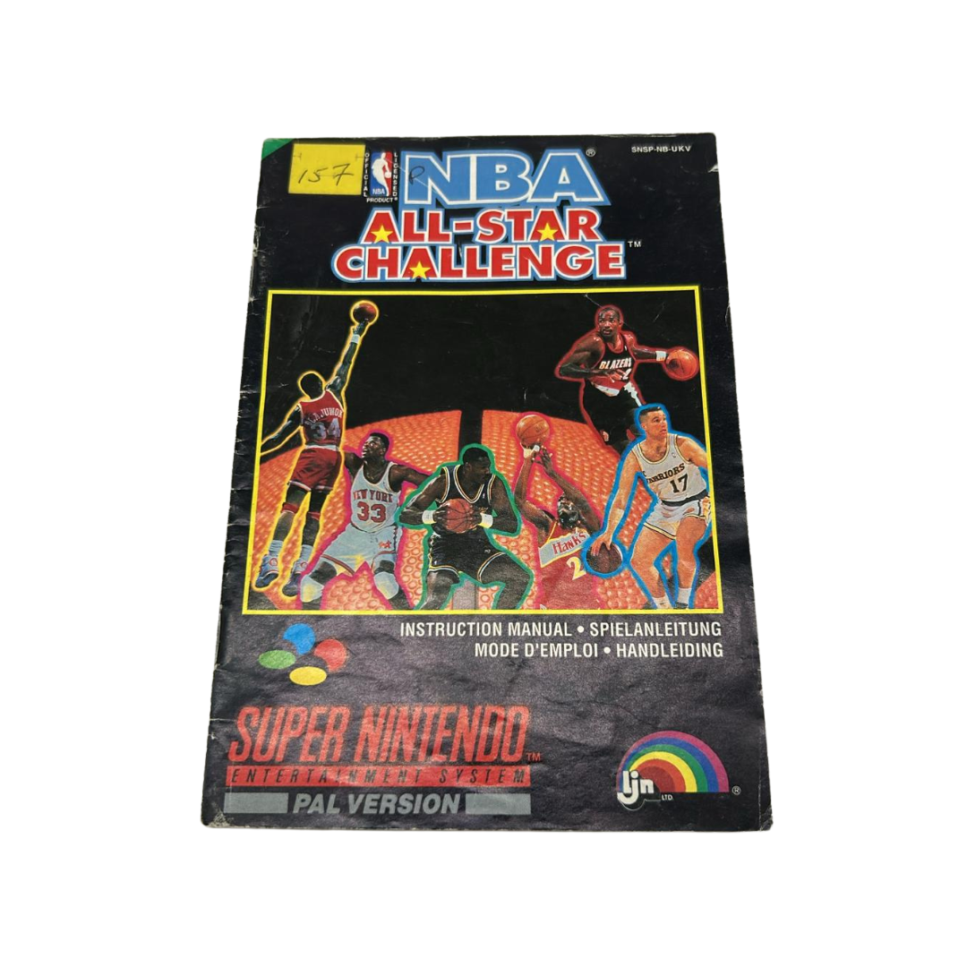NBA All Star Challenger game, box and instructions Super Nintendo / SNES