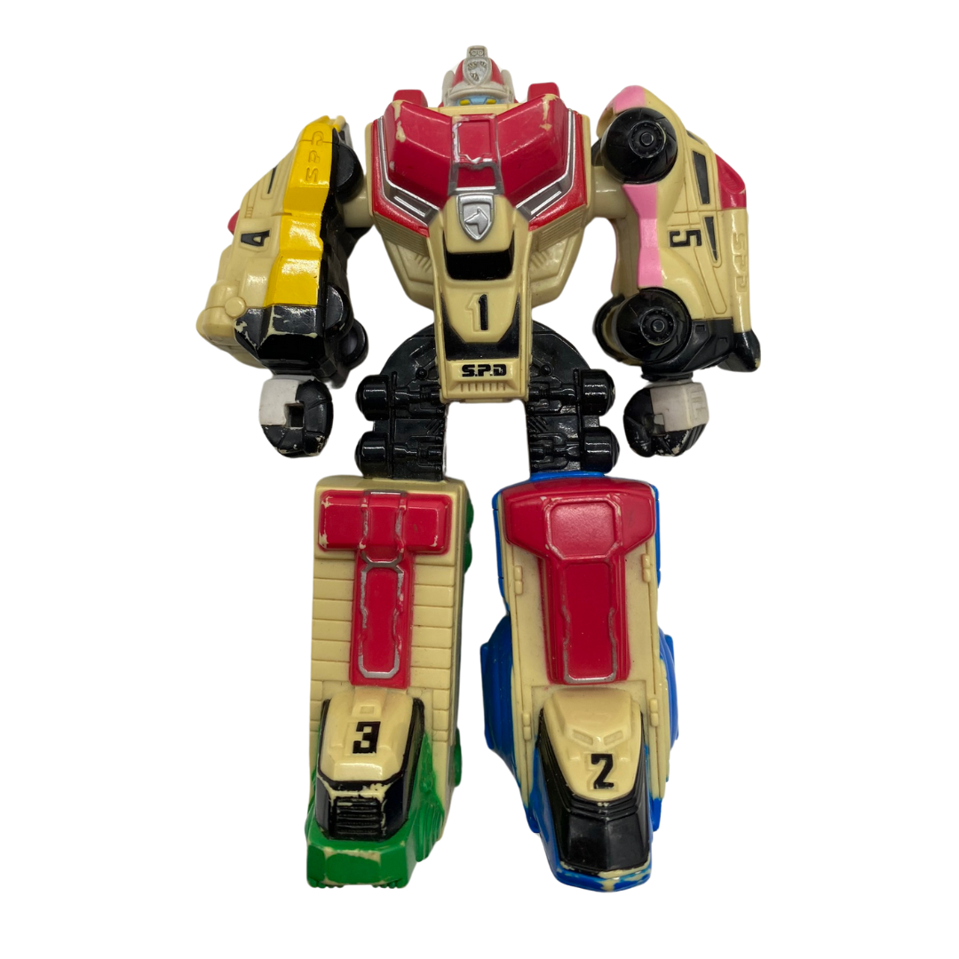 Vintage Power Rangers SPD Megazord 5.5 inches tal, 2005 model