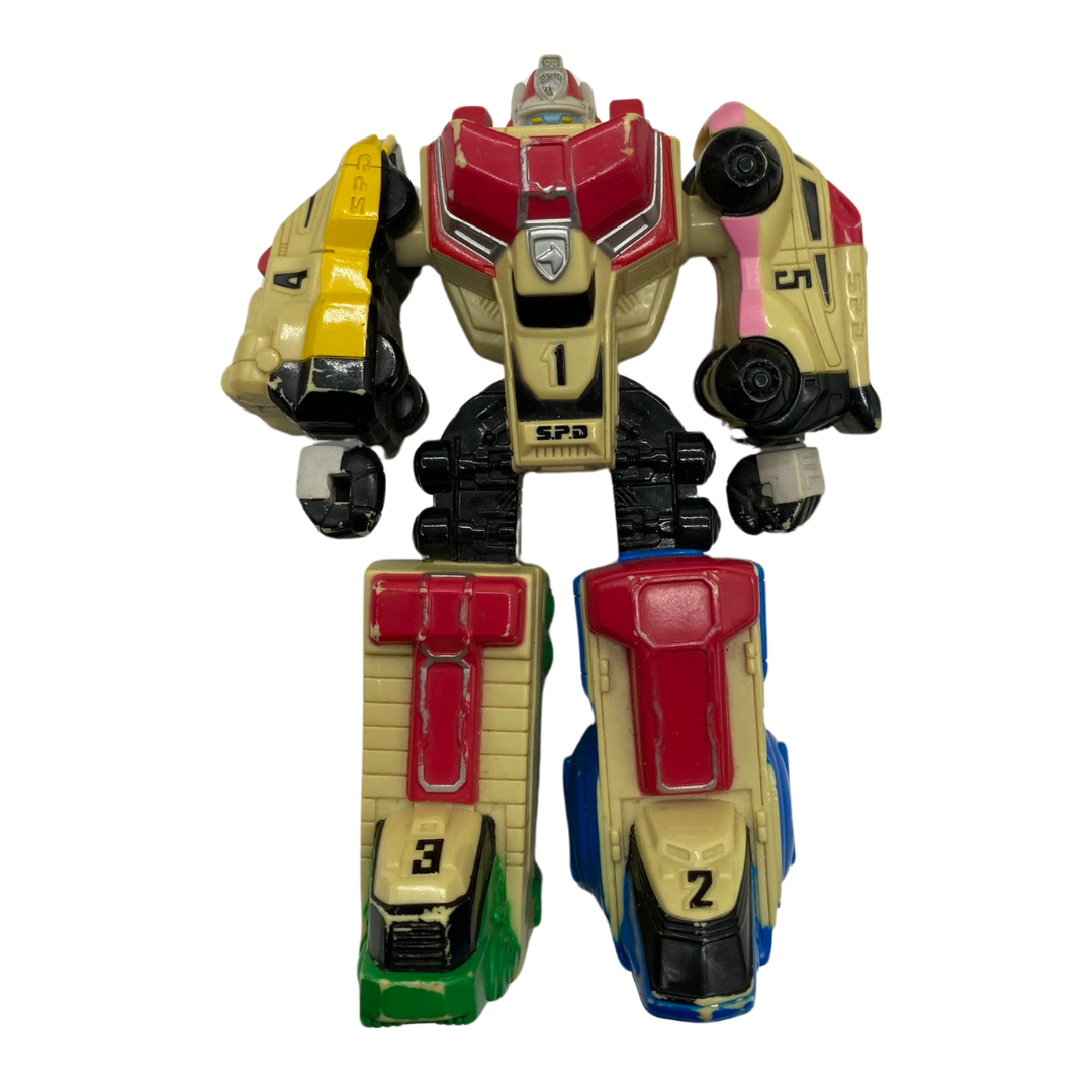 Vintage Power Rangers SPD Megazord 5.5 inches tal, 2005 model