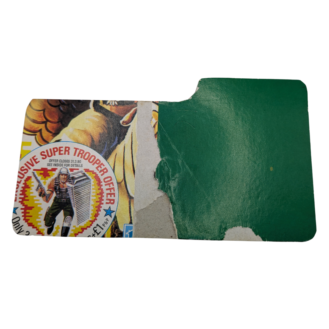 GI Joe, Action Force Raptor filecard, file card 922