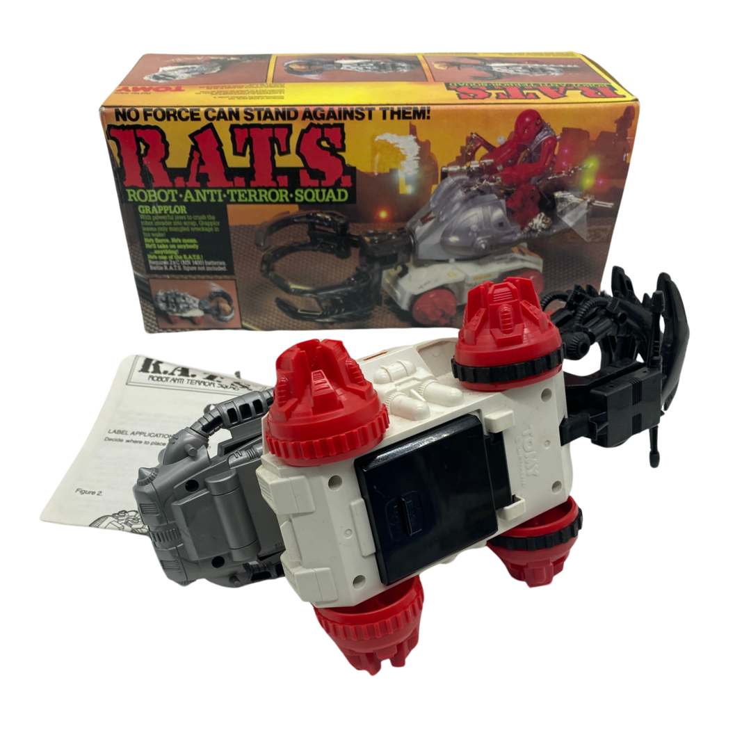 RATS by Tomy Robot Anti-Terror Squad Grapplor with box