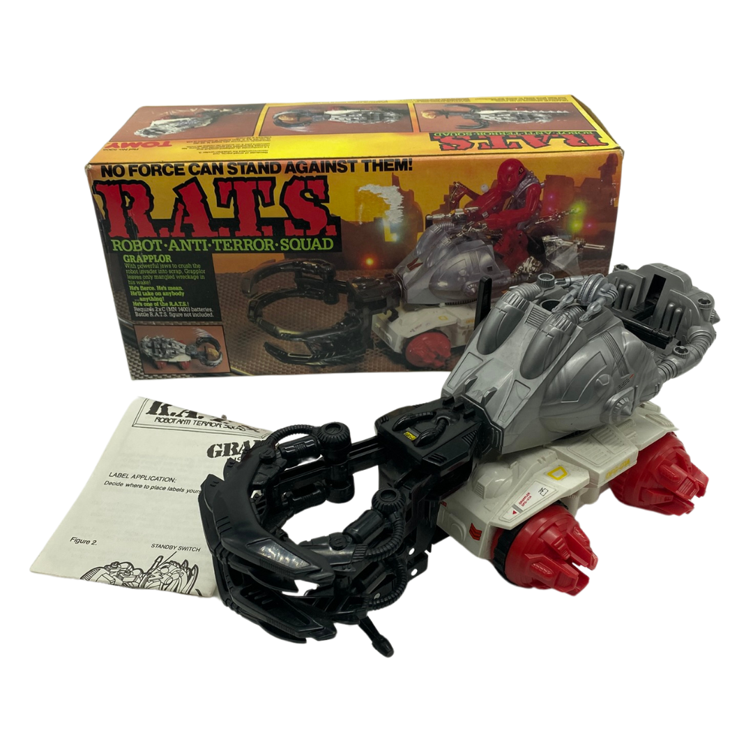 RATS by Tomy Robot Anti-Terror Squad Grapplor with box