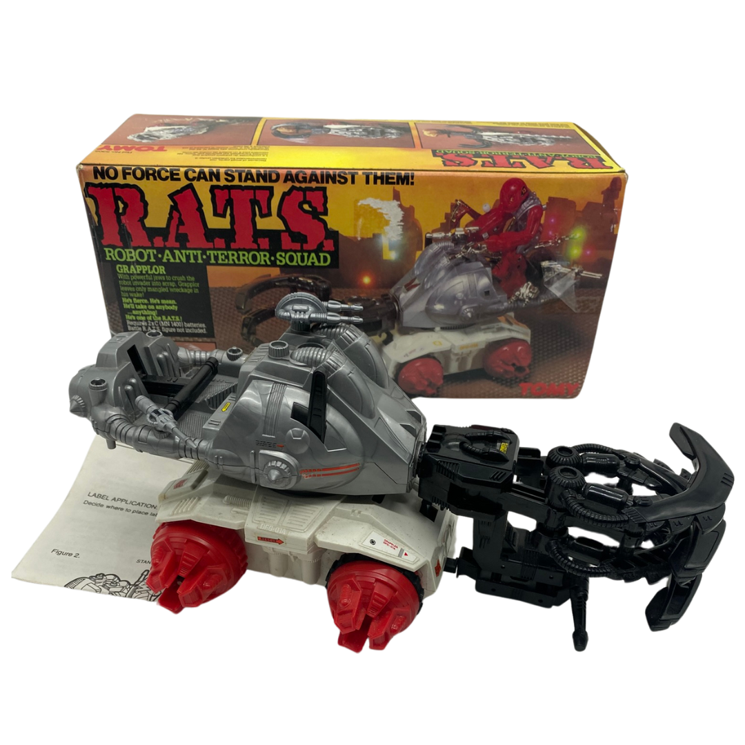 RATS by Tomy Robot Anti-Terror Squad Grapplor with box