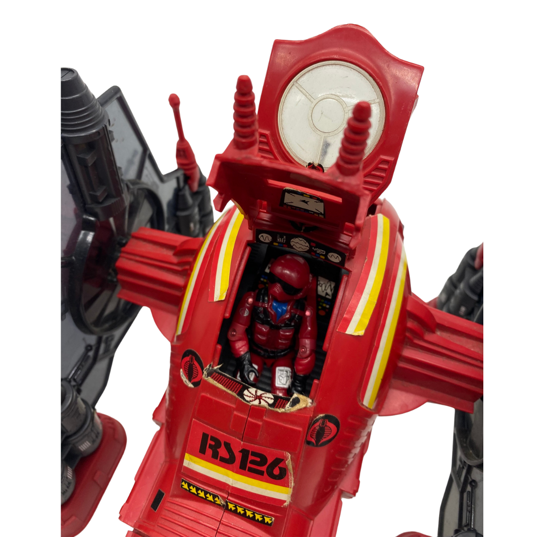 Action Force Roboskull complete Red Wolf V1 & V2 inc by Palitoy Red Shadows