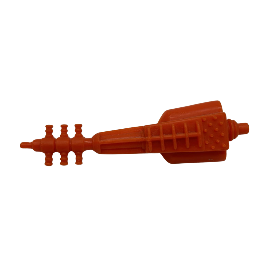Vintage Remco Mantech Terrortech Action Figure orange gun part, accessory 385