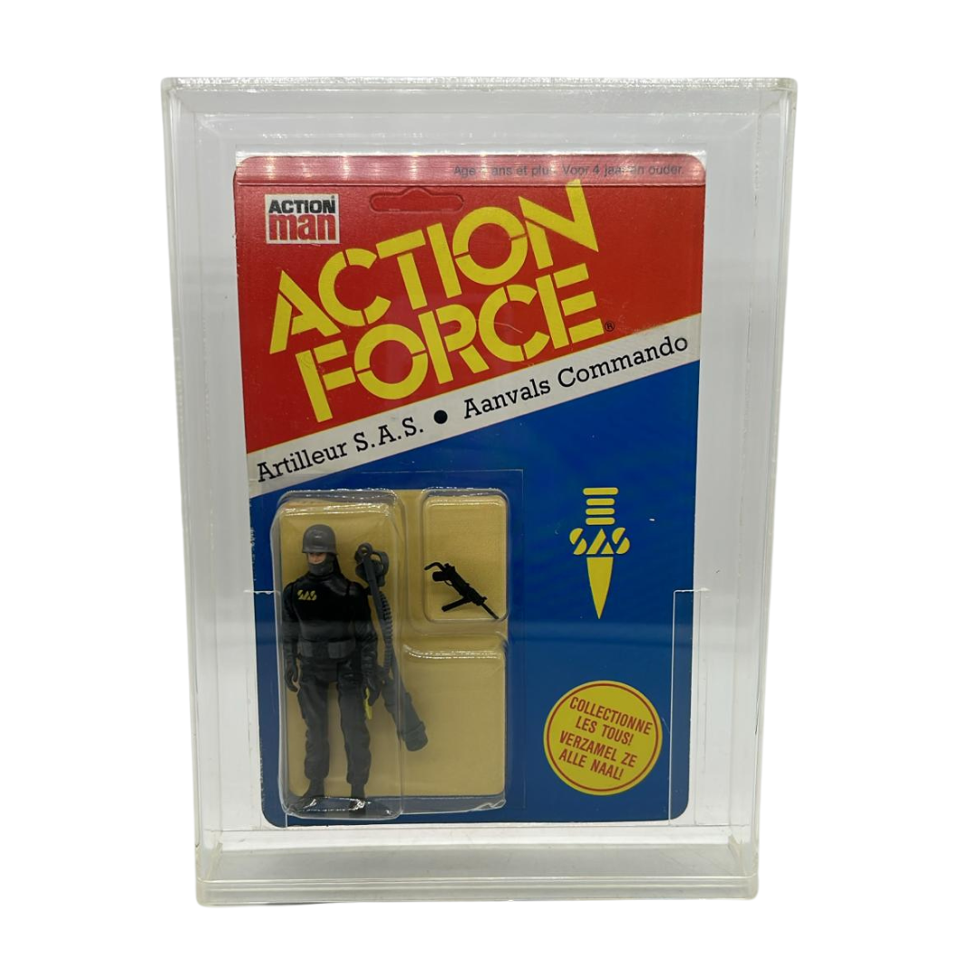 Vintage Palitoy Action Force SAS Attack Trooper MOC & with case