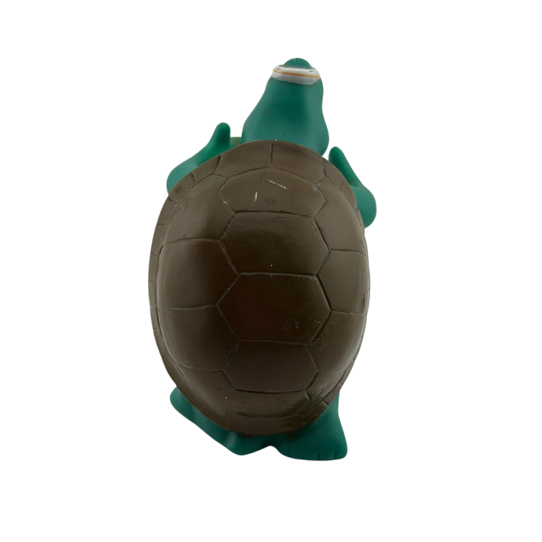 Aardman Frank The Tortoise figure with football bottle bubble bath top 27