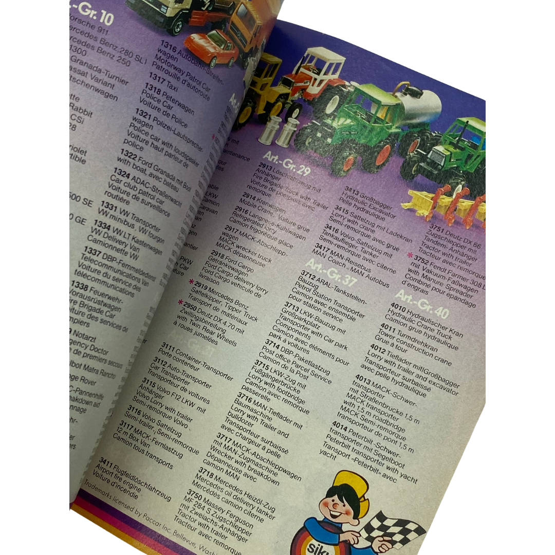 Siku Toys 1974 programm 1984 toy catalogue 106