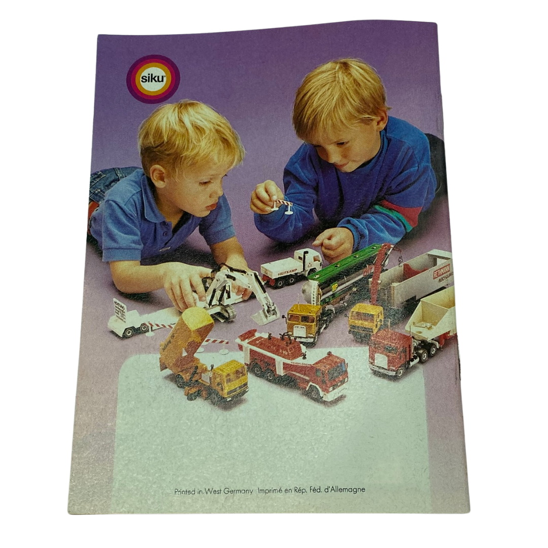 Siku Toys 1988 programm 1988 toy catalogue