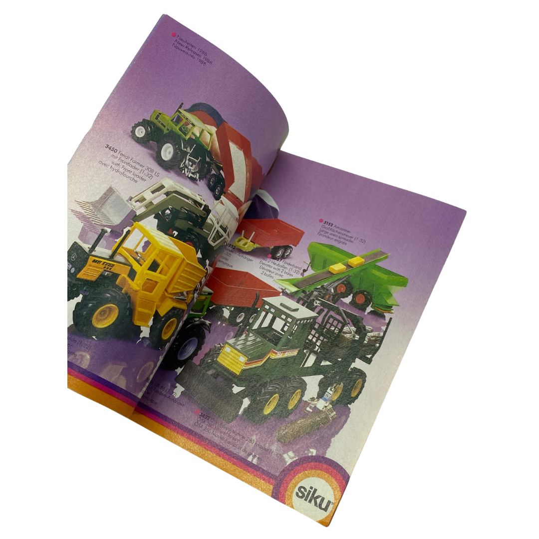 Siku Toys 1988 programm 1988 toy catalogue