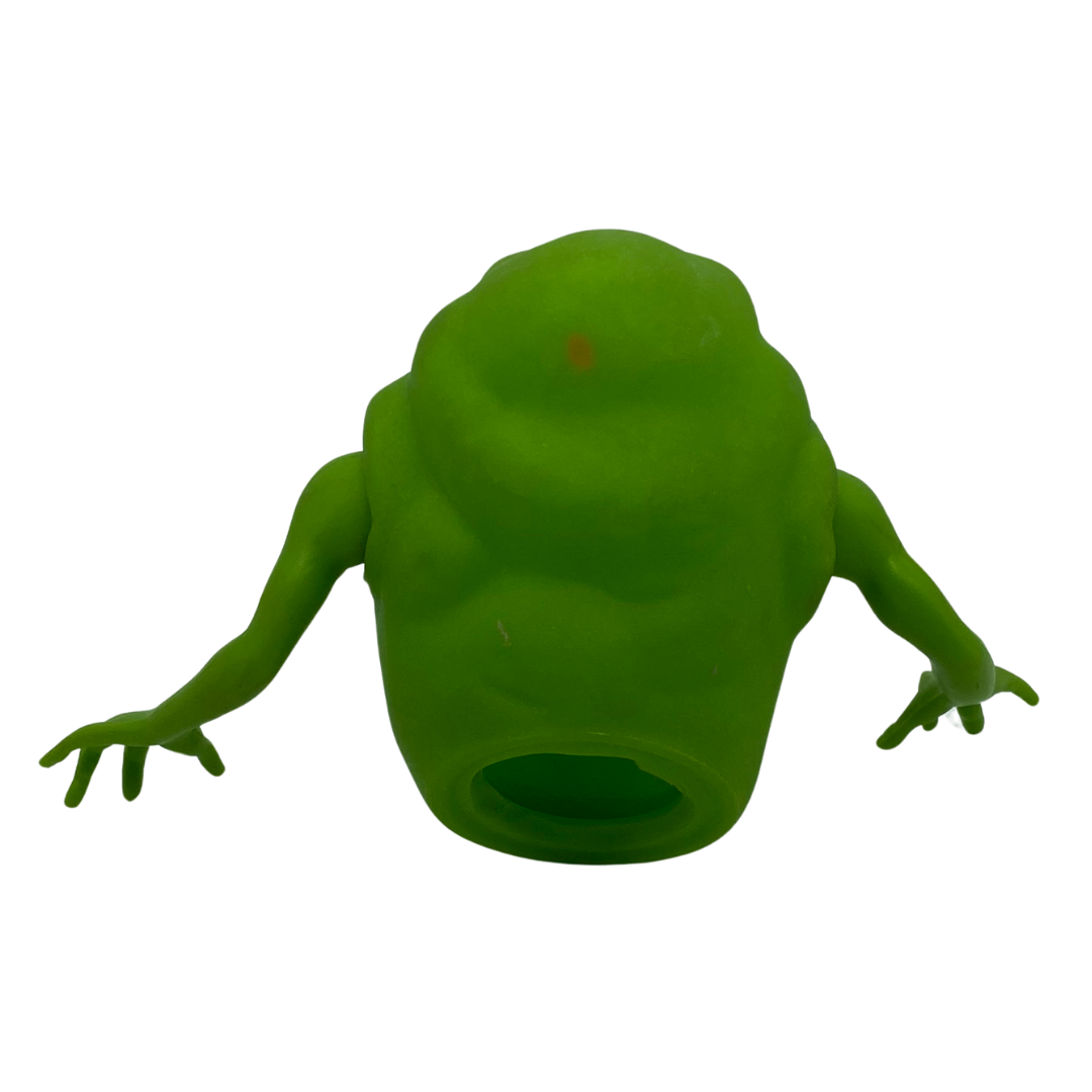 The Real Ghostbusters, Slimer green ghost upper body part no tail