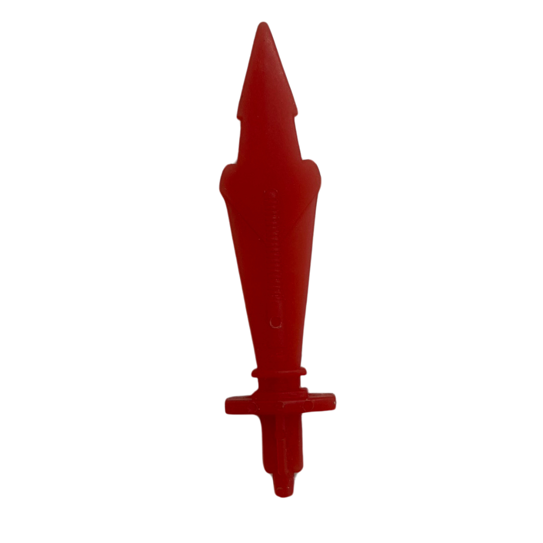 Transformers G1 Snarl Dinobot red sword, part, accessory original 381