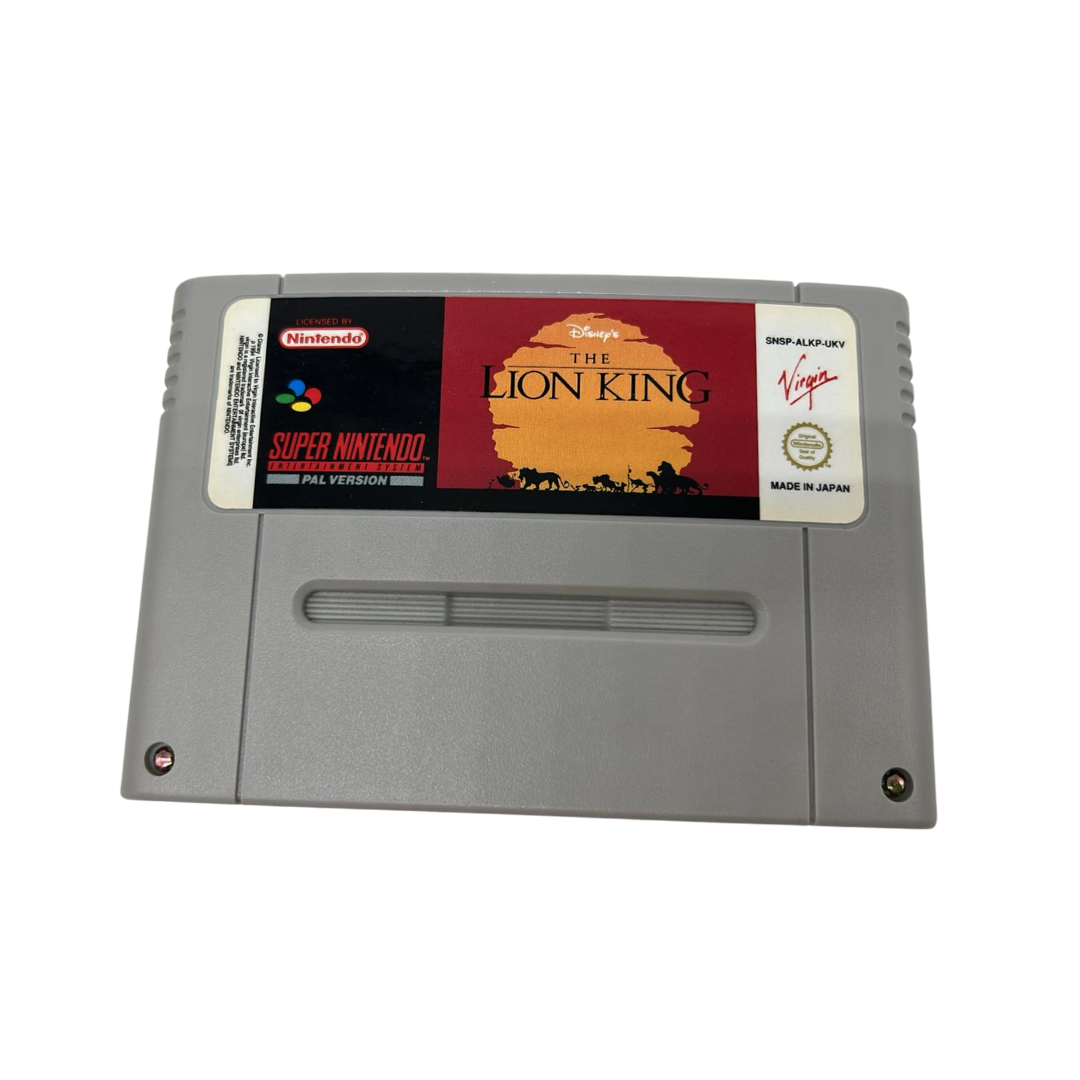Super Nintendo / SNES Lion King game, box and instructions