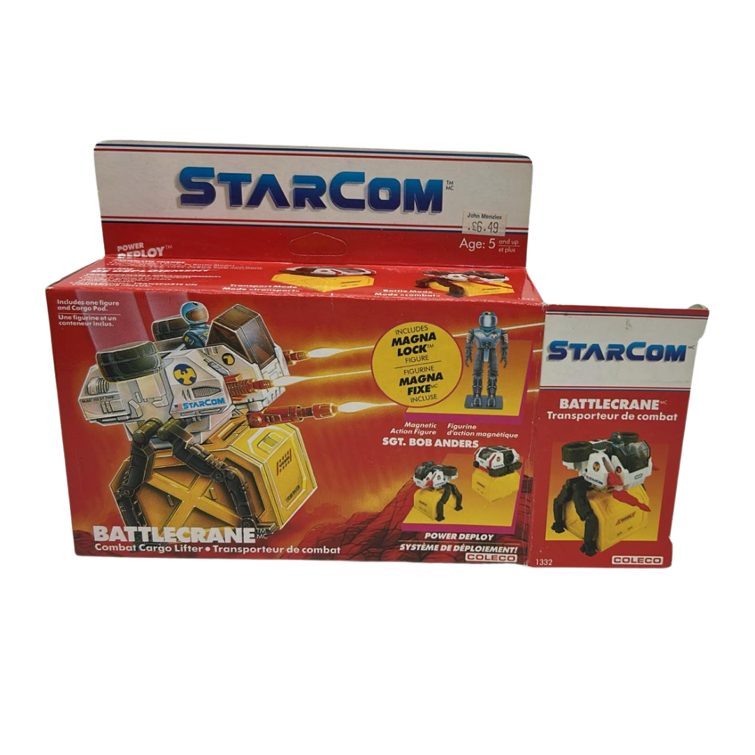 Starcom Battlecrane, Battle Crane, complete with figure and visor, working 246