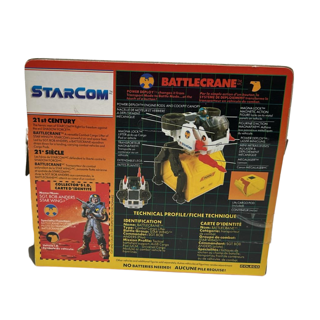 Starcom Battlecrane, Battle Crane, complete with figure and visor, working 246